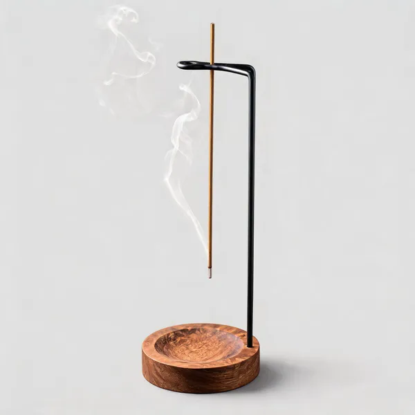 Brown_And_Black_Wood_And_Metal_Incense_Stick_Holder_For_Holding_Incense_Sticks,_Puja_Area,_Meditation_Space,_Home_Decor