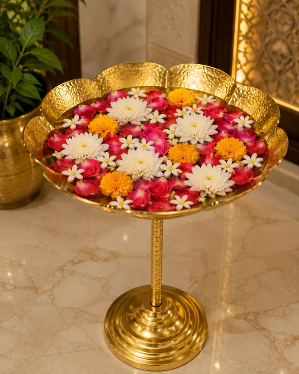 Metal_Festive_Floral_Urli_Diya_Stand_Set_Of_3