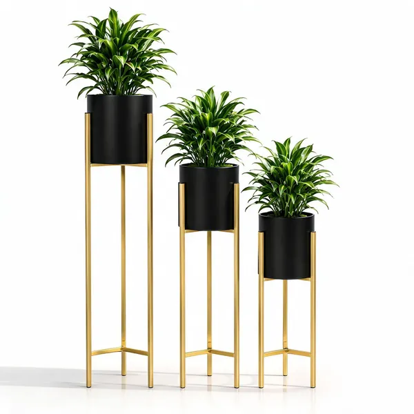 Black_And_Gold_Metal_Planter_Stand_Set_For_Indoor_Plants,_Balcony,_Living_Room_And_Office_Decor