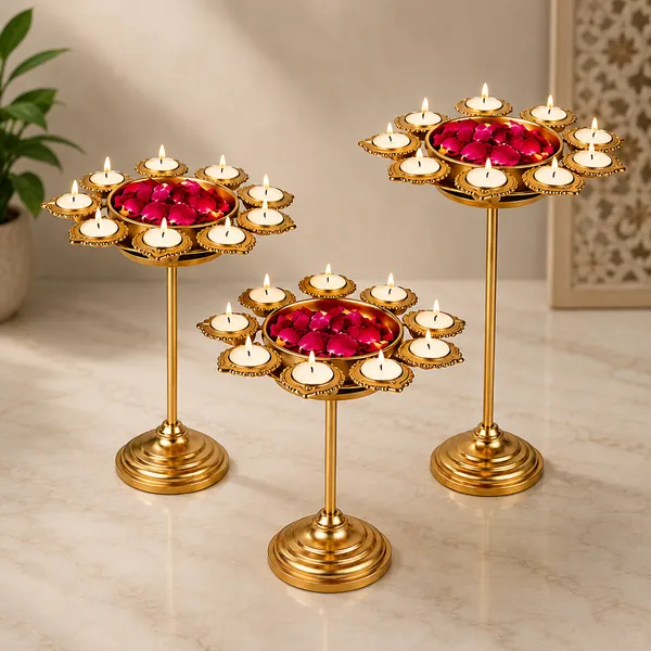 Gold_Metal_Tealight_Candle_Holder_Set_For_Festive_Decor,_Dining_Table,_Living_Room_And_Gifting