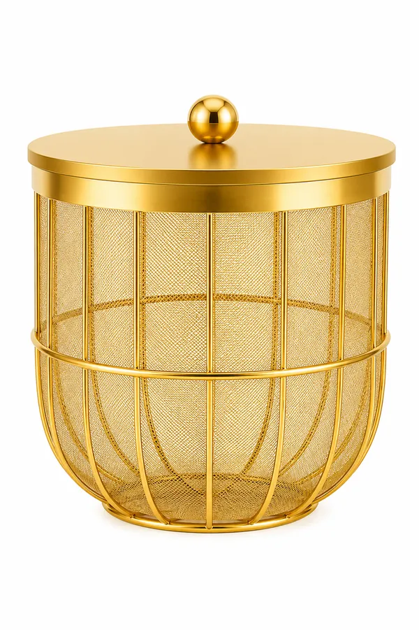 Metallic_Modern_Mesh_Waste_Bin
