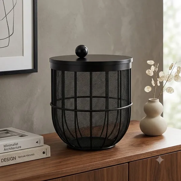 Black_Metal_Mesh_Waste_Bin_For_Home,_Office,_Bedroom,_Study_Area_And_Workspace