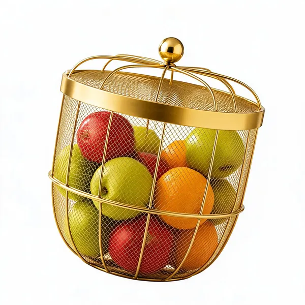 Gold_Metal_Fruit_Basket_For_Dining_Table,_Kitchen_Counter,_Fruit_Storage_And_Decorative_Display