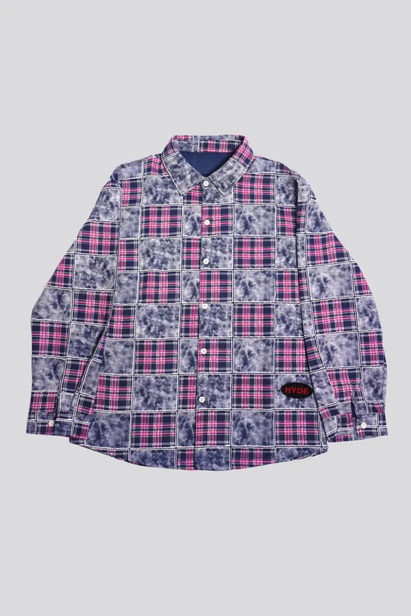 Heavy_Weight_Denim_Check_Shirt_Blue