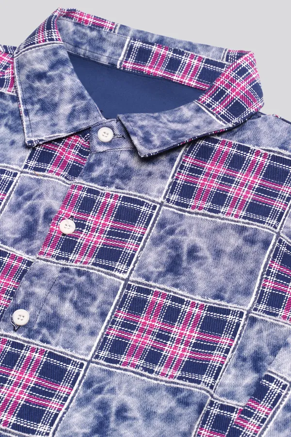 Heavy_Weight_Denim_Check_Shirt_Blue
