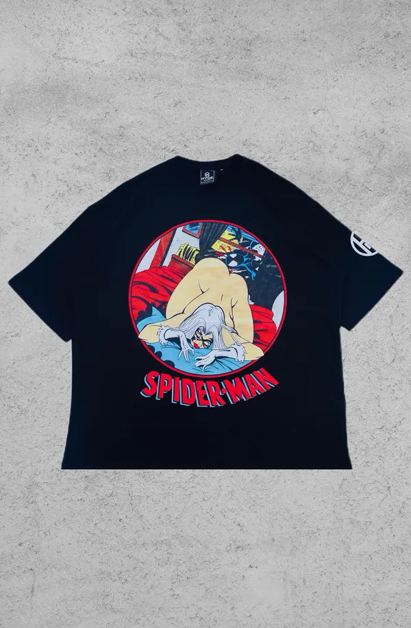 Naughty_Spiderman_Drop_Shoulder_Tee
