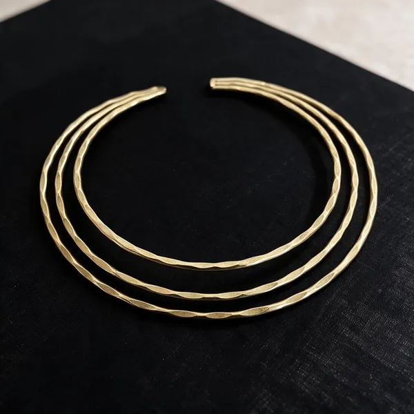 Abha_3_Layer_Brass_Plated_Hasli_Necklace