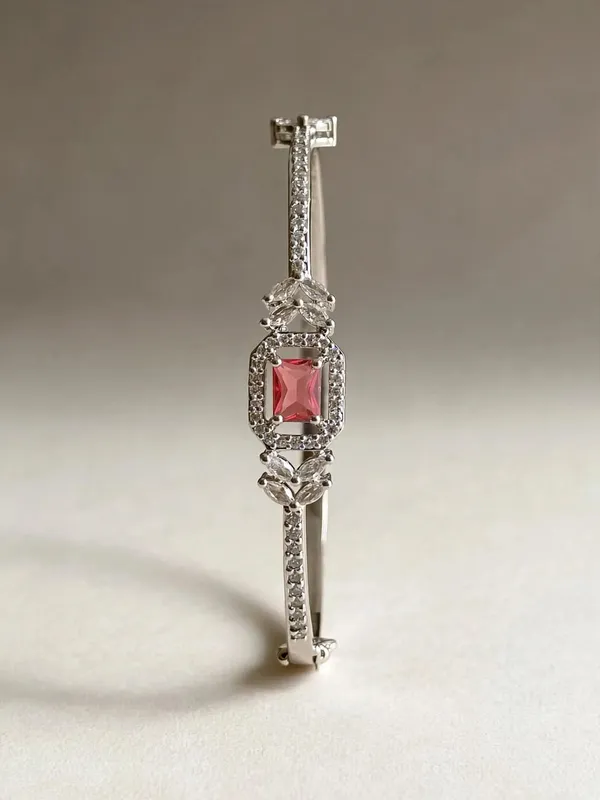 Zainab_Microplated_Red_Stone_Ad_Openable_Bracelet_Cuff