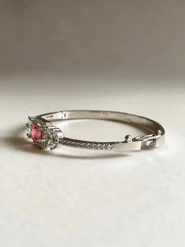 Zainab_Microplated_Red_Stone_Ad_Openable_Bracelet_Cuff
