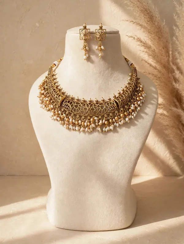Madiha_Gold-Plated_Pearl_Embellished_Hasli_Necklace_Set
