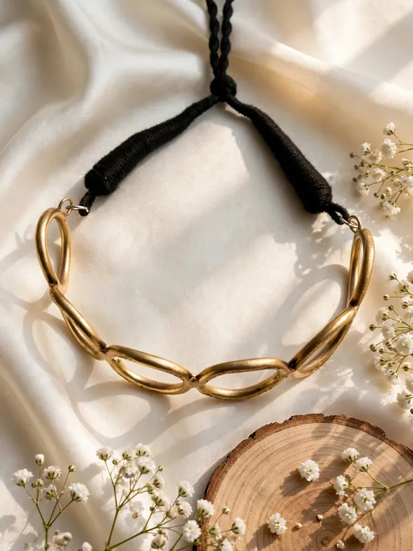 Bulisha_Circle_Brass_Plated_Choker_Necklace