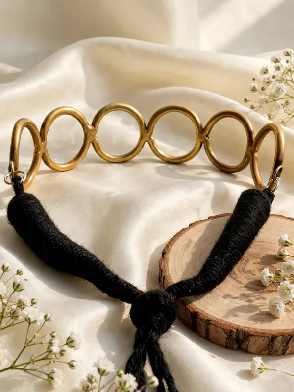 Bulisha_Circle_Brass_Plated_Choker_Necklace