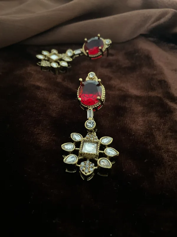 Anichka_Ruby_-_Red_Doublet_Kundan_Dangler_Earrings_|_Gold_Plated