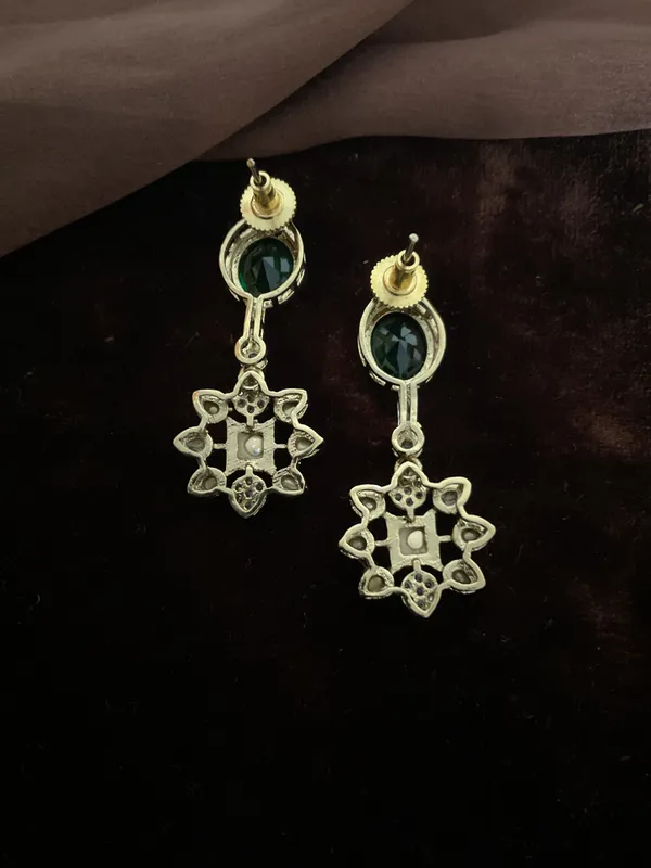 Anichka_Emerald_-_Green_Doublet_Kundan_Dangler_Earrings_|_Gold_Plated