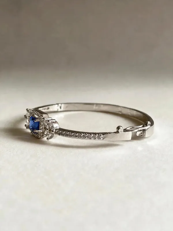 Zainab_Microplated_Blue_Stone_Ad_Openable_Bracelet_Cuff