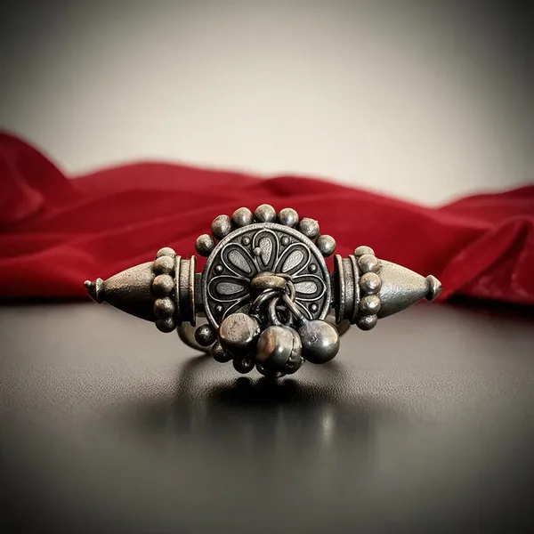 Konkana_Silver_Plated_Ghungroo_Adjustable_Ring