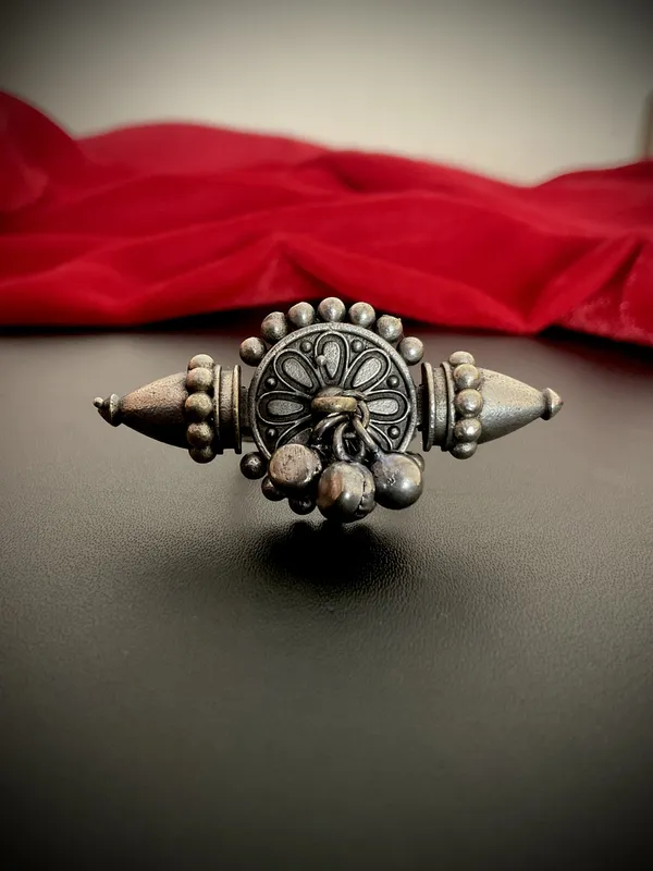 Konkana_Silver_Plated_Ghungroo_Adjustable_Ring
