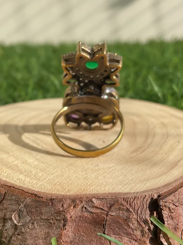 Yashaswi_Apala_Microplated_Multicolour_Navratna_Star_Finger_Ring