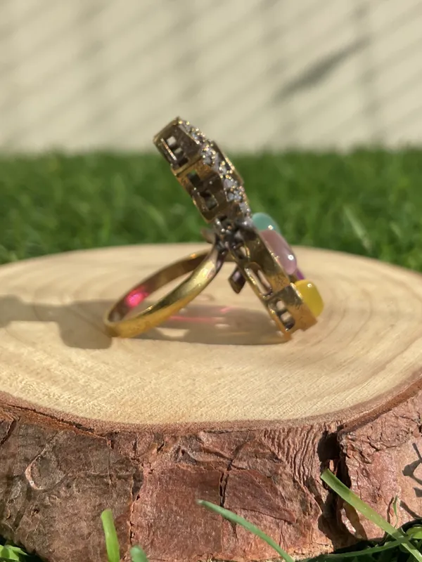 Yashaswi_Apala_Microplated_Multicolour_Navratna_Star_Finger_Ring
