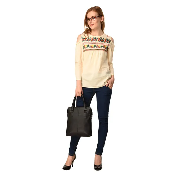 Ivory_Cotton_Embroidered_Cold_Shoulder_Top_For_Women