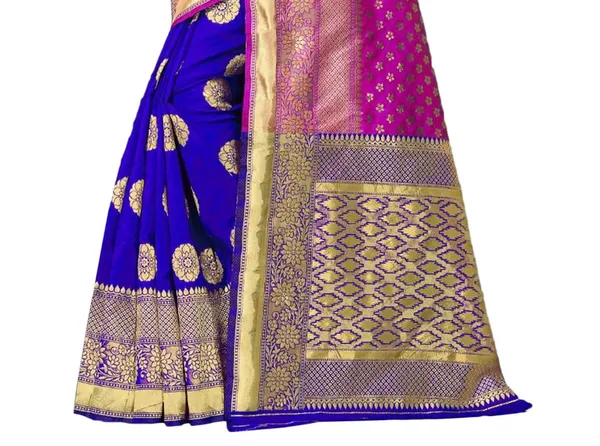 Blue_Handloom_Silk_Zari_Work_Saree_For_Women