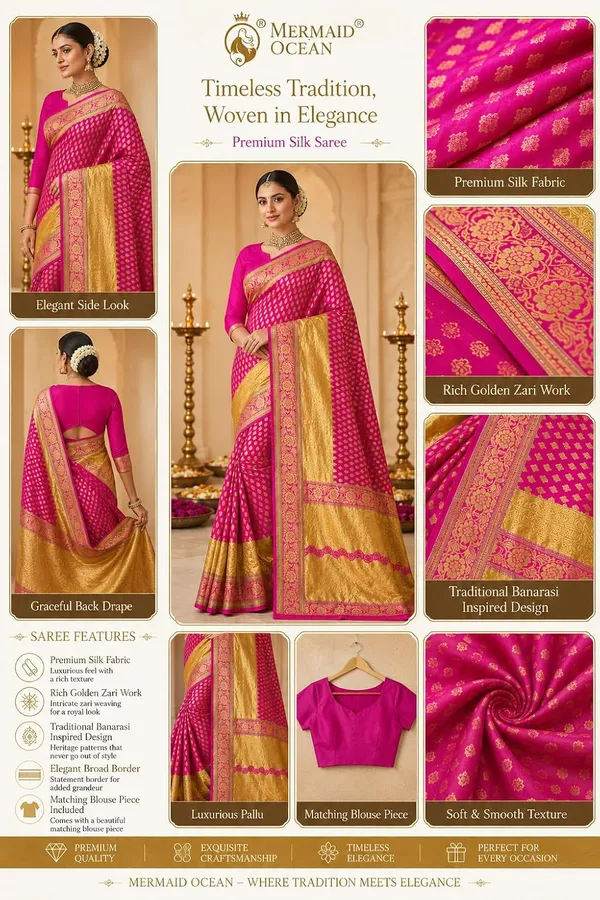 Pink_Handloom_Silk_Woven_Saree_For_Women