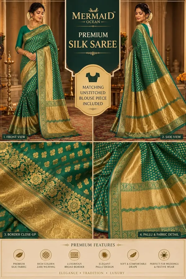 Green_Handloom_Silk_Zari_Work_Saree_For_Women