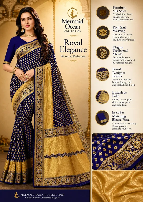 Blue_Handloom_Silk_Woven_Saree_For_Women