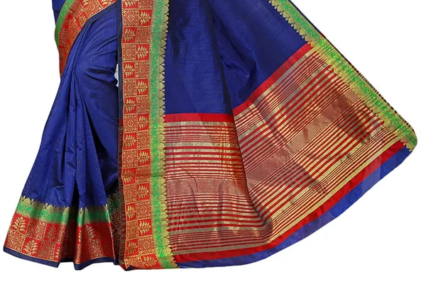 Blue_Handloom_Silk_Saree_For_Women