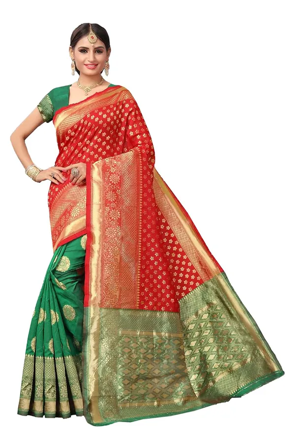 Teal_Handloom_Silk_Zari_Work_Saree_For_Women