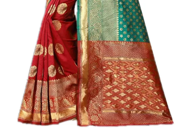 Maroon_Handloom_Silk_Zari_Work_Saree_For_Women
