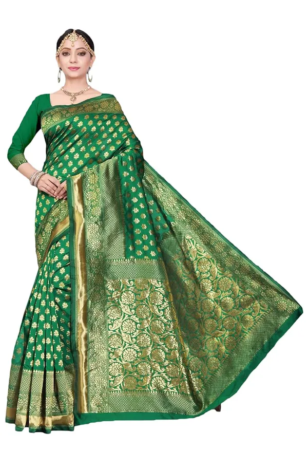 Green_Handloom_Silk_Saree_For_Women