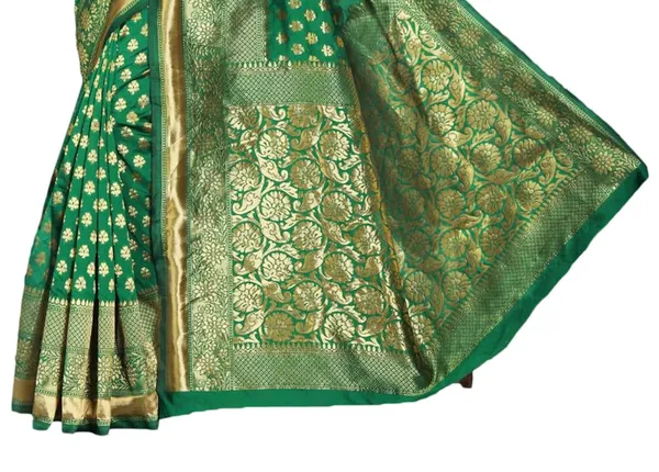 Green_Handloom_Silk_Saree_For_Women