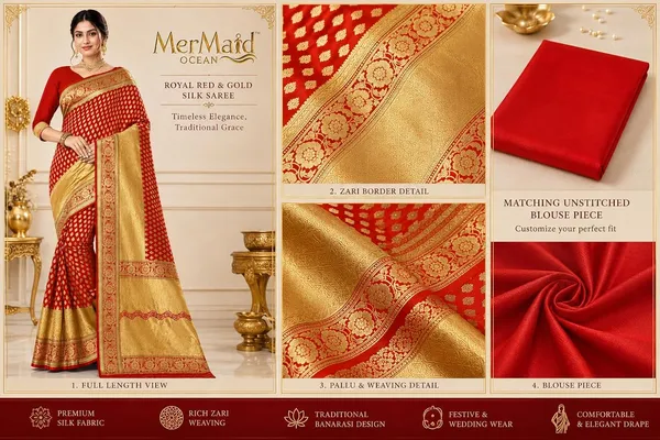 Red_Handloom_Silk_Zari_Work_Saree_For_Women