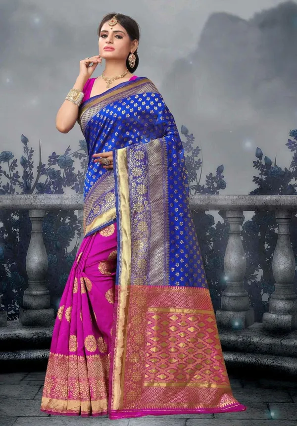 Pink_Handloom_Silk_Zari_Work_Saree_For_Women