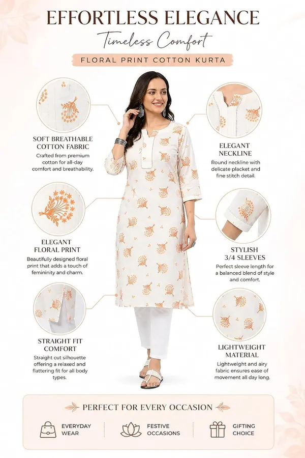 Off_White_Cotton_Straight_Floral_Print_Kurta_For_Women