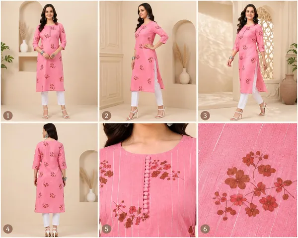 Dark_Blue_Cotton_Straight_Floral_Print_Kurti_For_Women