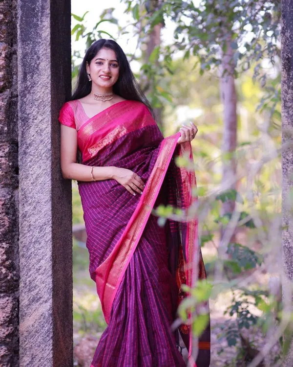 Purple_Silk_Printed_Saree_For_Women