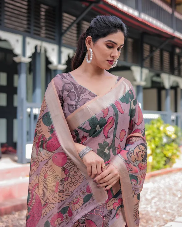 Mauve_Cotton_Floral_Printed_Saree_For_Women