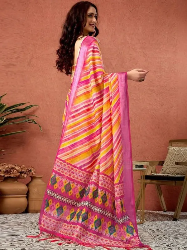 Multicolor_Cotton_Printed_Saree_For_Women