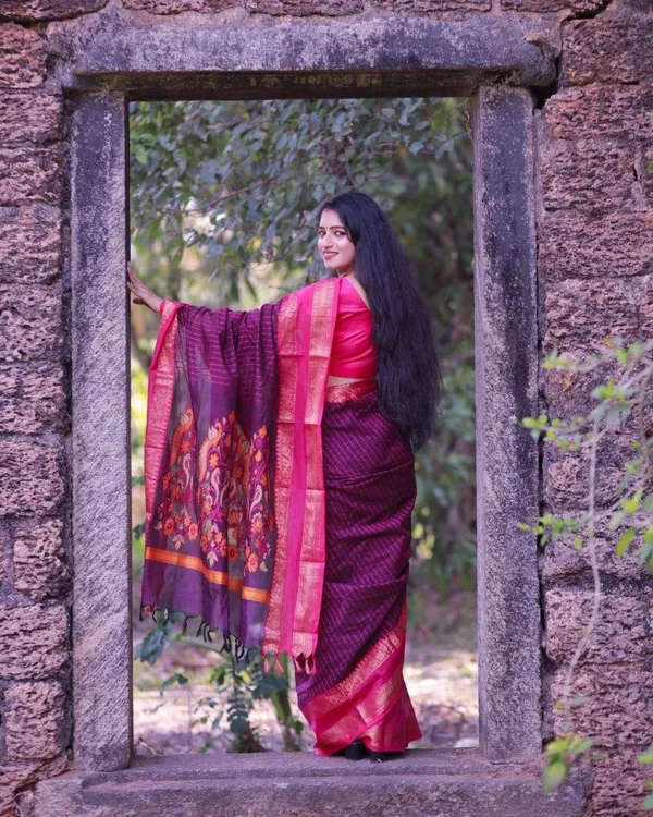 Purple_Silk_Printed_Saree_For_Women