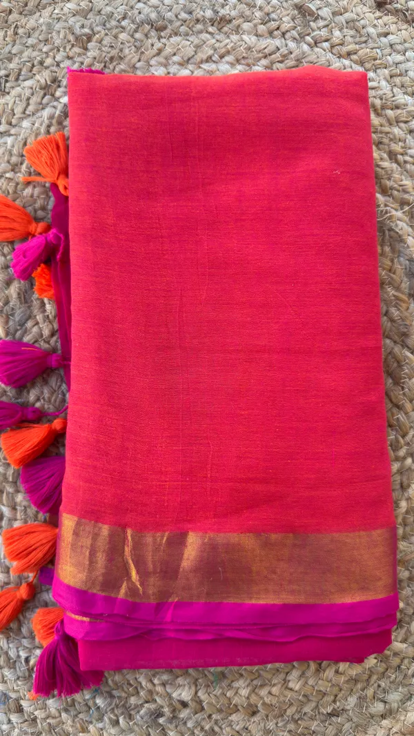 Pink_Orange_Half_and_Half_Mul_Saree_for_Women