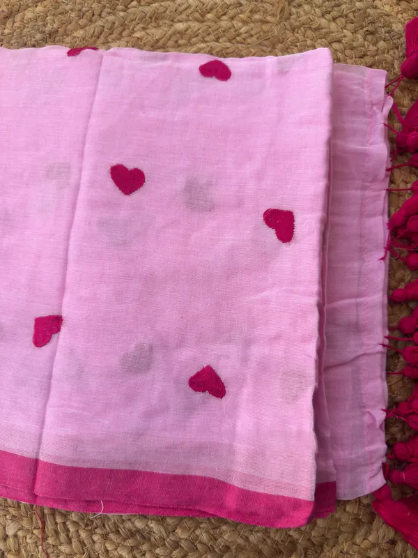 Baby_Pink_with_Heart_embroidery_Mul_Saree