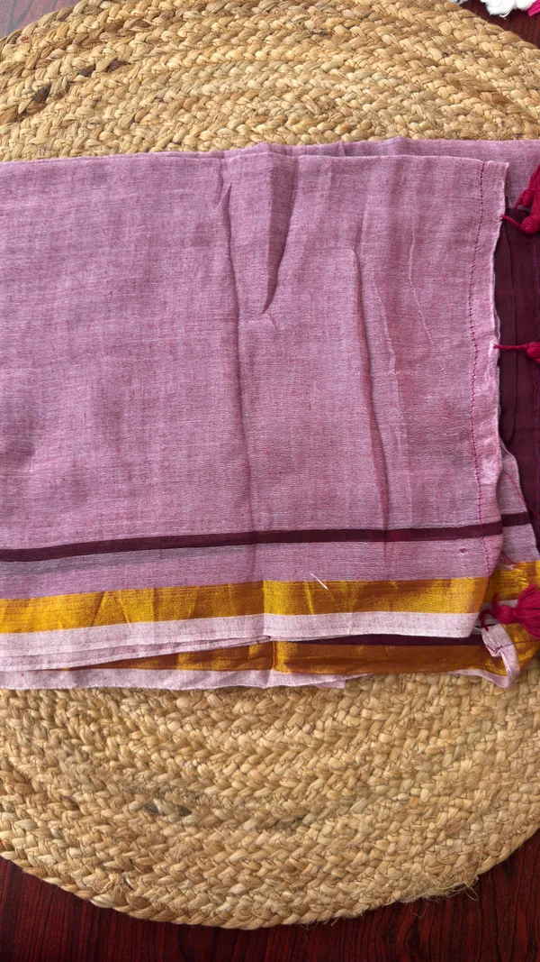 Maroon_and_Mauve_color_Half_and_half_mul_Saree