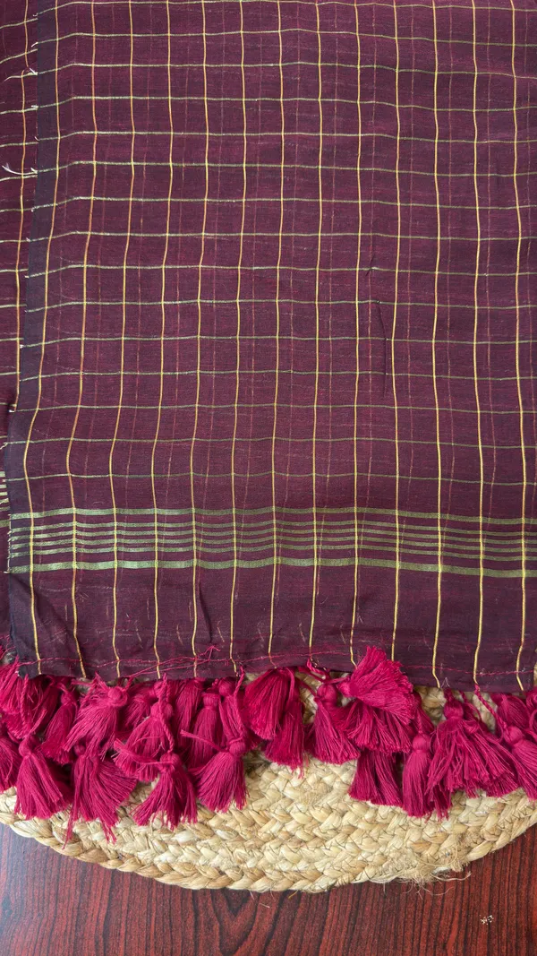 Maroon_Big_Zari_checks_mul_Saree