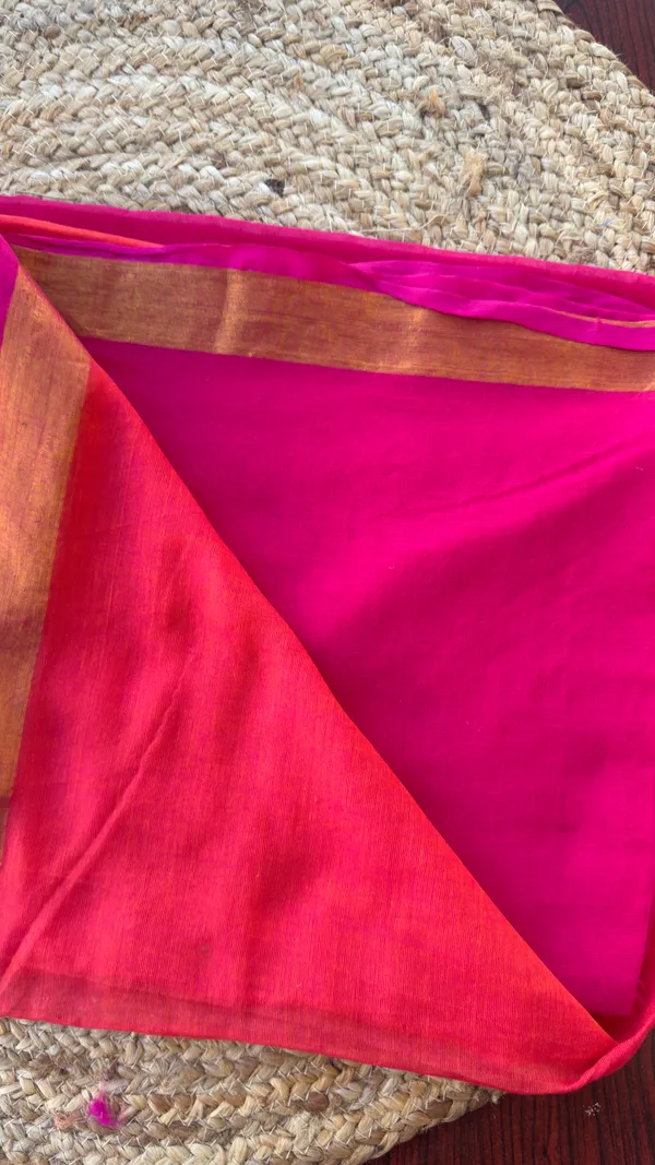 Pink_Orange_Half_and_Half_Mul_Saree_for_Women