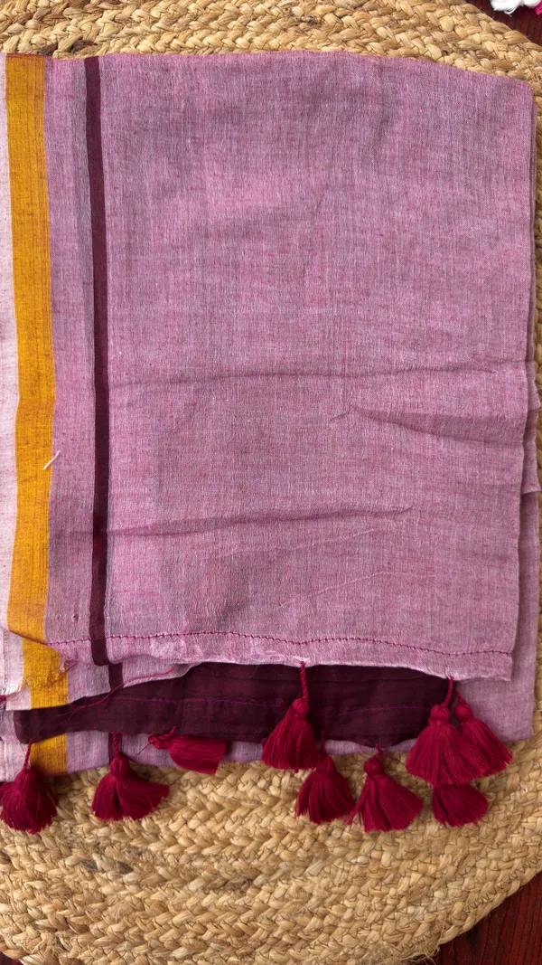 Maroon_and_Mauve_color_Half_and_half_mul_Saree