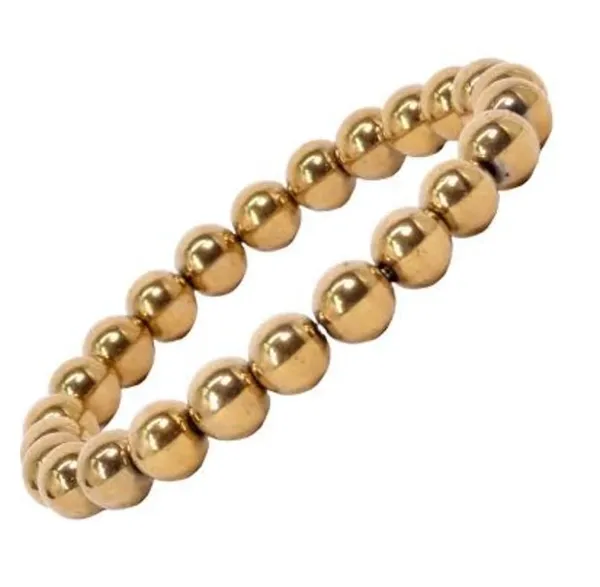 Pyrite_Beaded_Stretch_Bracelet