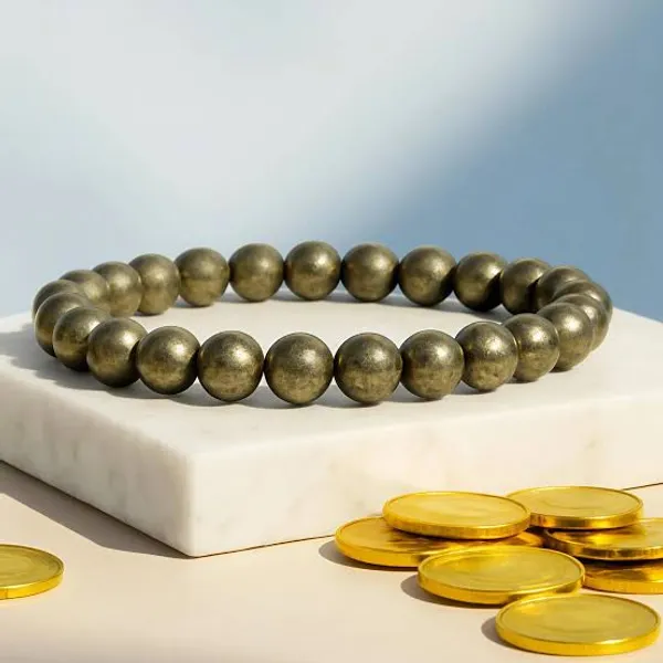 Pyrite_Bracelet_with_certificate