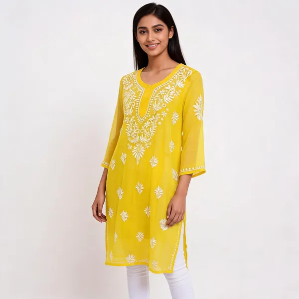 Yellow_Embroidered_Straight_Kurta_For_Women